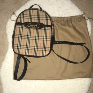 BNWT Authentic Burberry Vintage Link 1983 Backpack